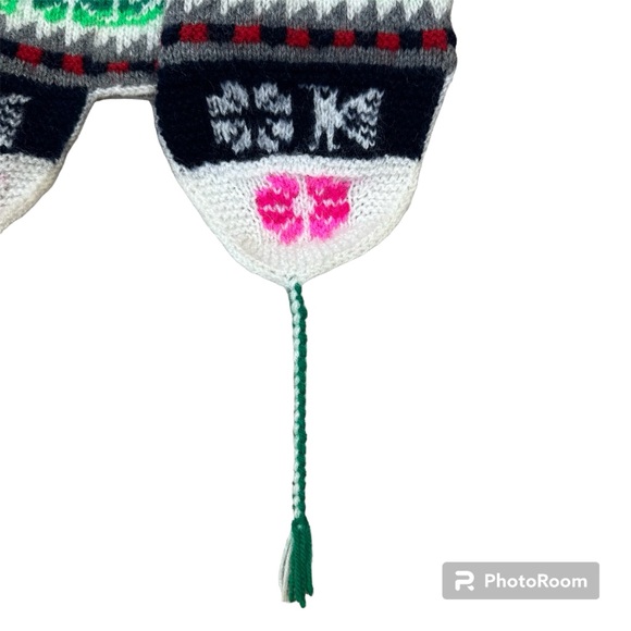 Peruvian Handmade Knit Chullo Beanie Cap Hat Unisex Adult Size - Picture 5 of 7